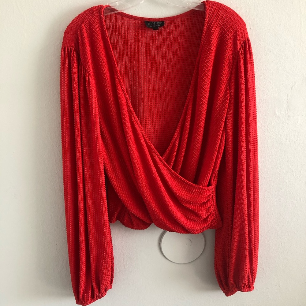Top Shop red top